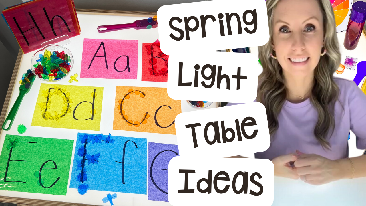 Spring Light Table Ideas Pocket of Preschool
