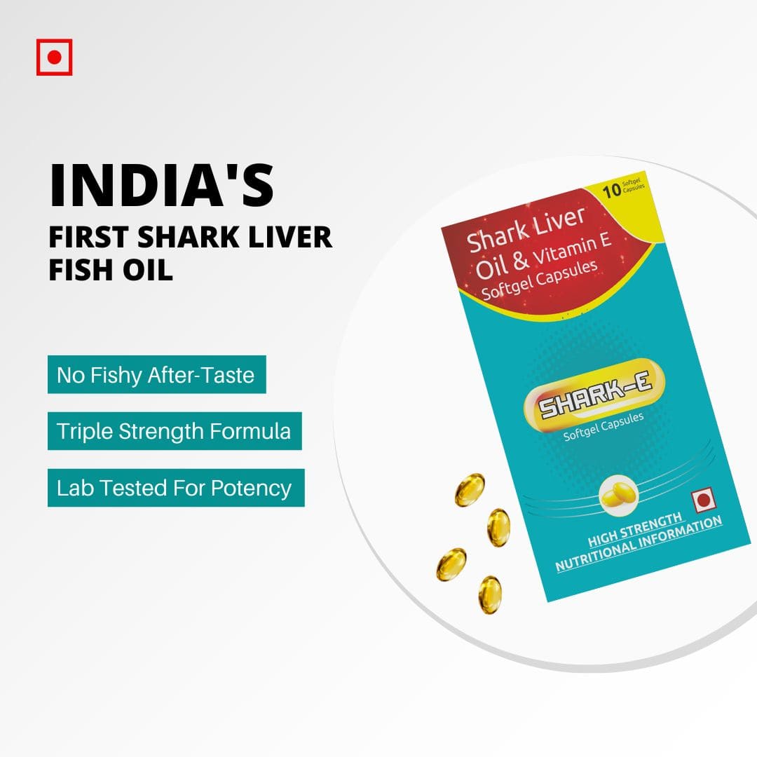 SharkE Shark Liver Oil 10 Capsule Pocket Pharmacy