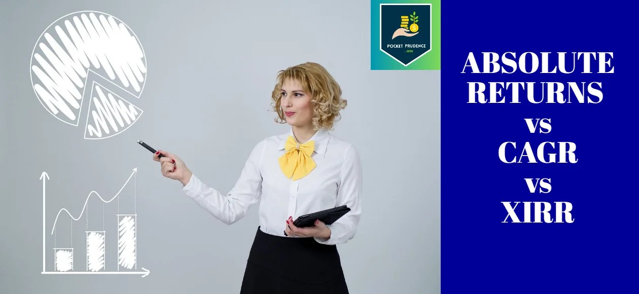 CAGR Vs. XIRR Vs. Absolute Returns Explained with examples