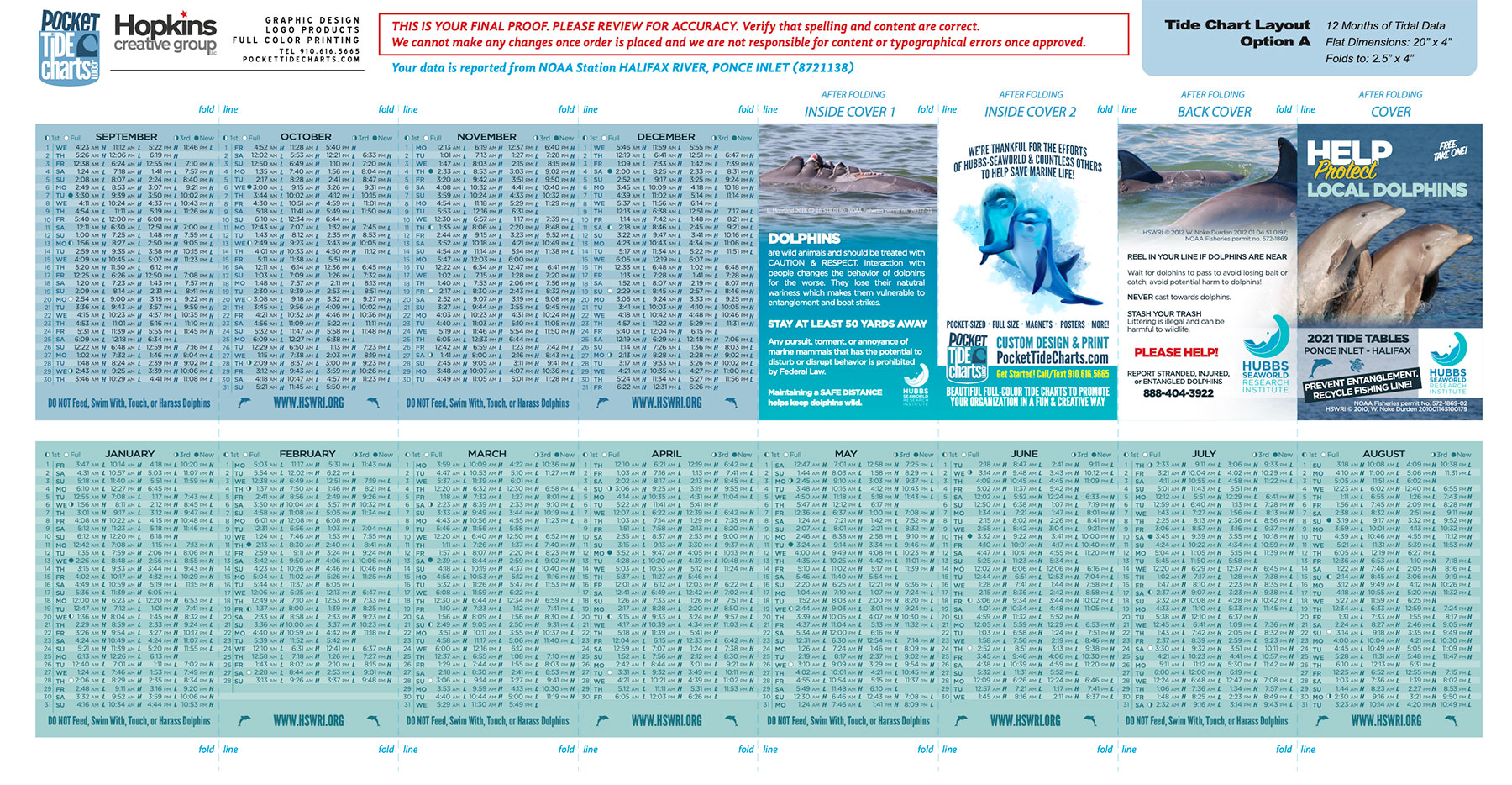 Samples Pocket Tide Charts