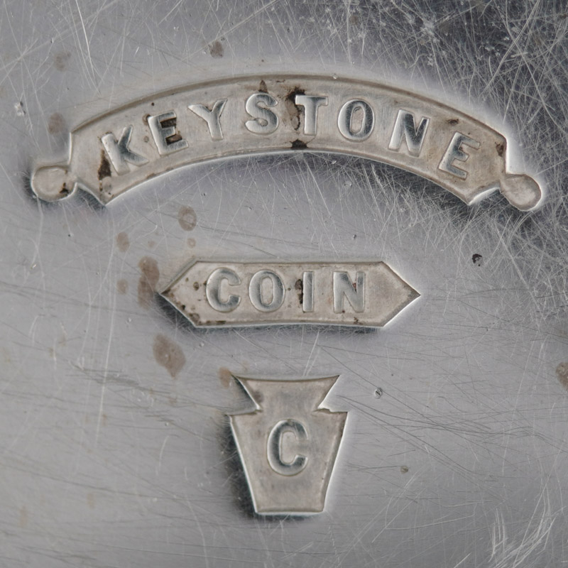 Keystone Coin Silver Pocket Watch Case by the Keystone Watch Case Co