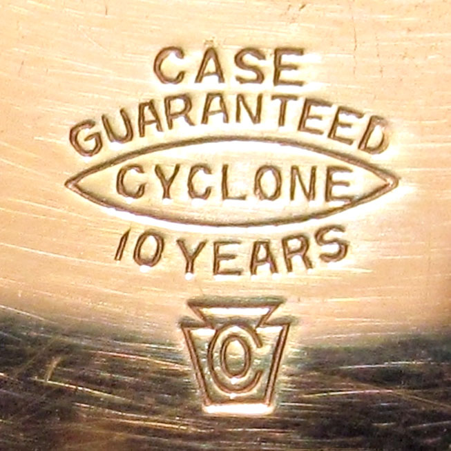 Cyclone Pocket Watch Case by the Keystone Watch Case Co. Pocket Watch