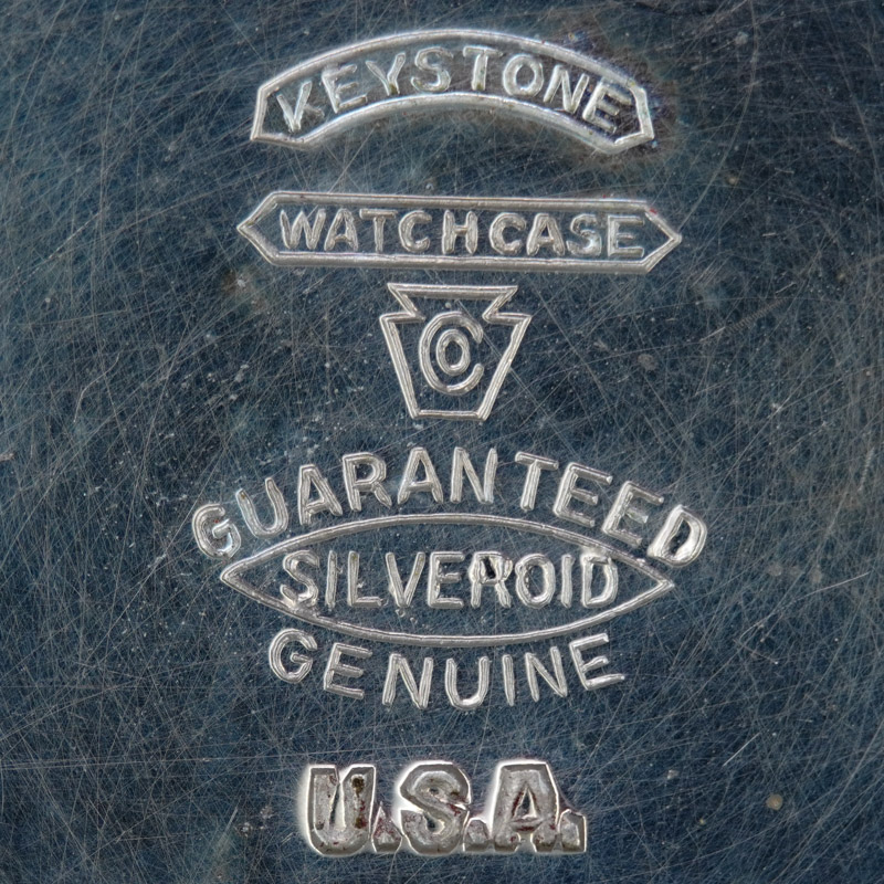 Silveroid Pocket Watch Case by the Keystone Watch Case Co. Pocket