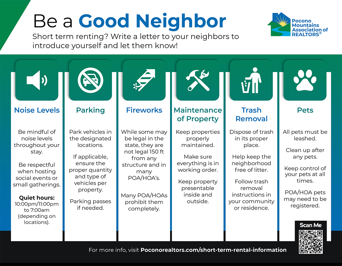 Short Term Rental Information Pocono Mountains Association of REALTORS®