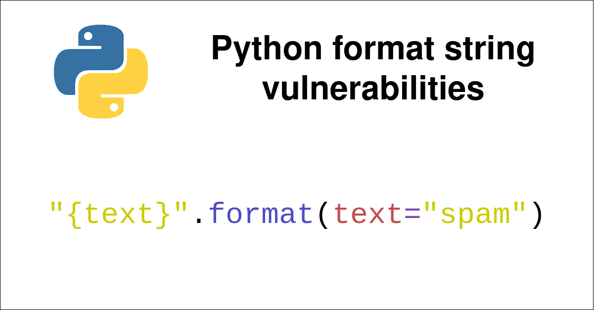 Python format string vulnerabilities · Podalirius