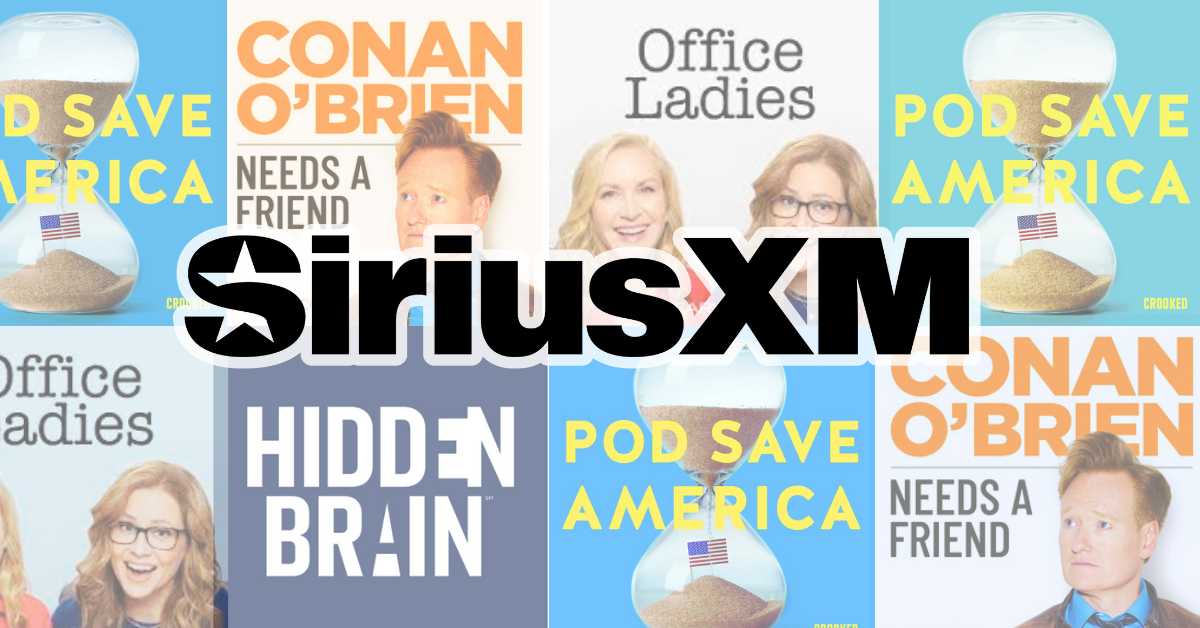 SiriusXM Dominates Podcast Charts with One in Five Top Shows Podbam