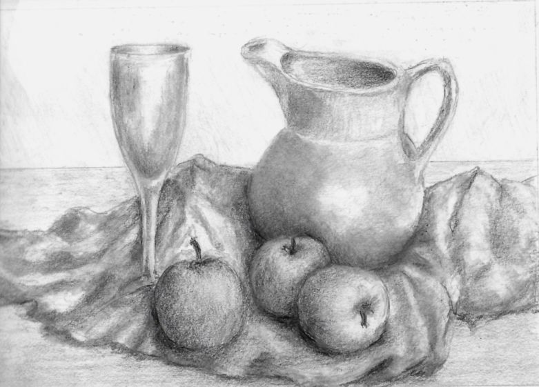 как рисовать декоративный натюрморт