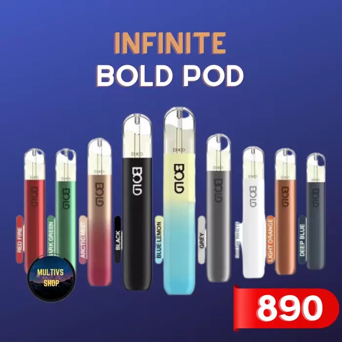 พอตบุหรี่ไฟฟ้า Infinite Bold pod Pod Multivs
