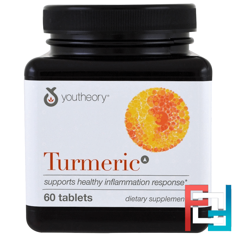 Turmeric, Youtheory, 60 Tablets