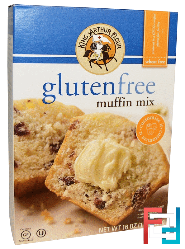 Gluten Free Muffin Mix, King Arthur Flour, 16 oz (454 g)
