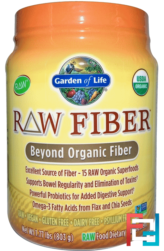 RAW Fiber, Beyond Organic Fiber, Garden of Life, 1.77 lbs (803 g)