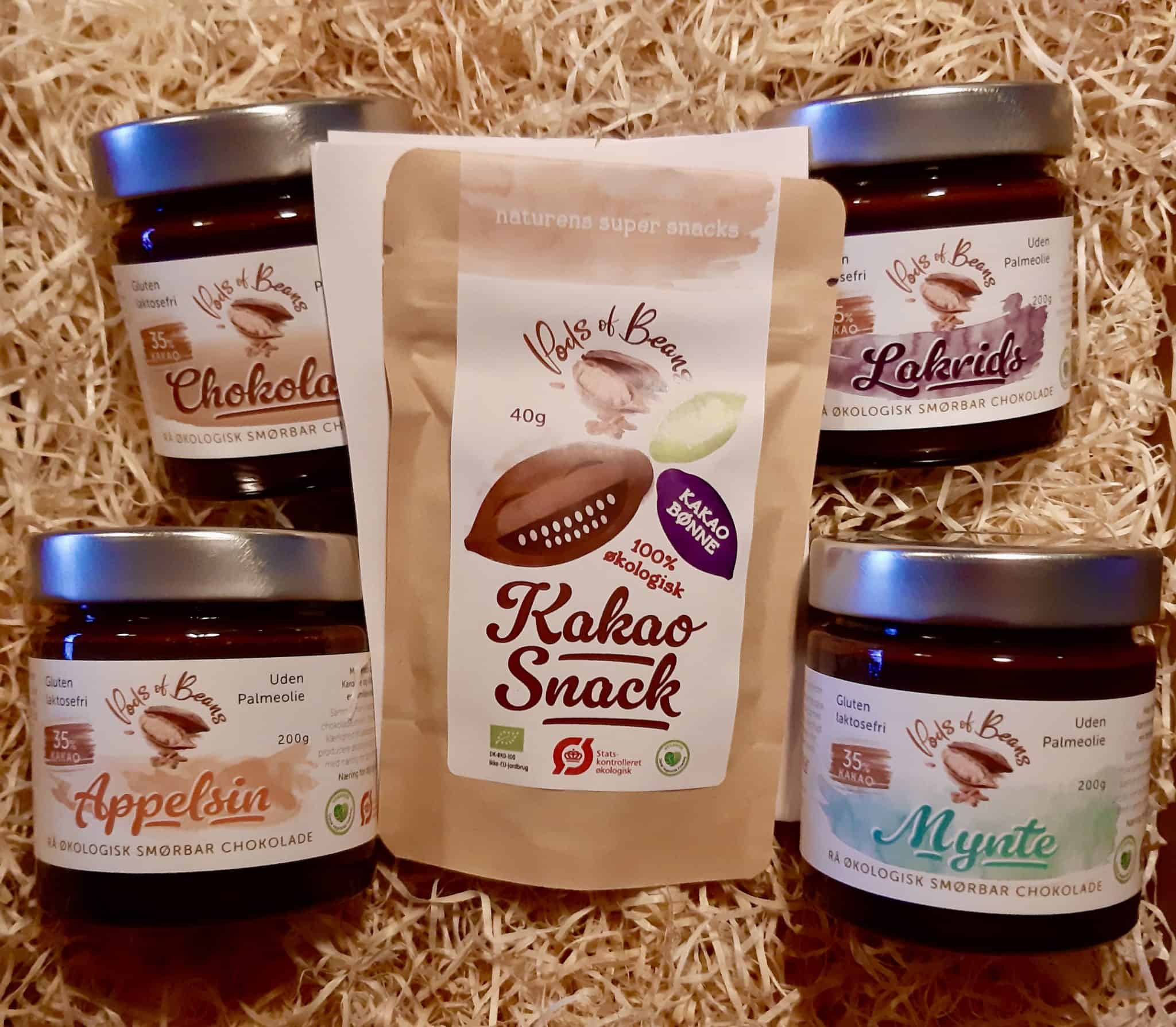 Chokolade gave Pods of Beans organic chocolate