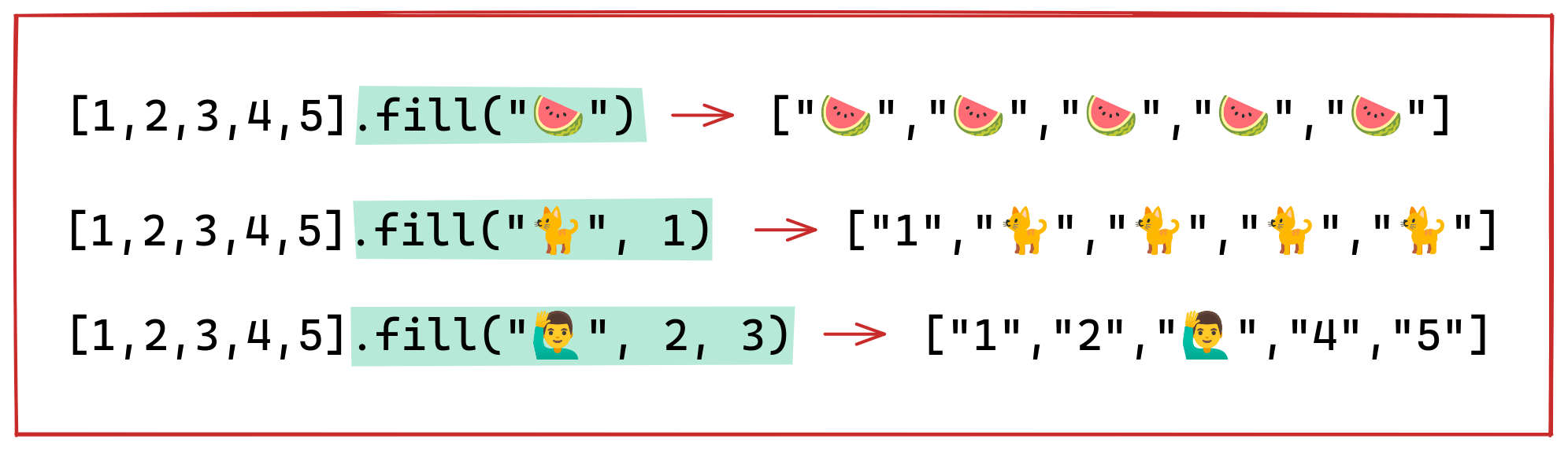 JavaScript Array fill() PodstawyJS