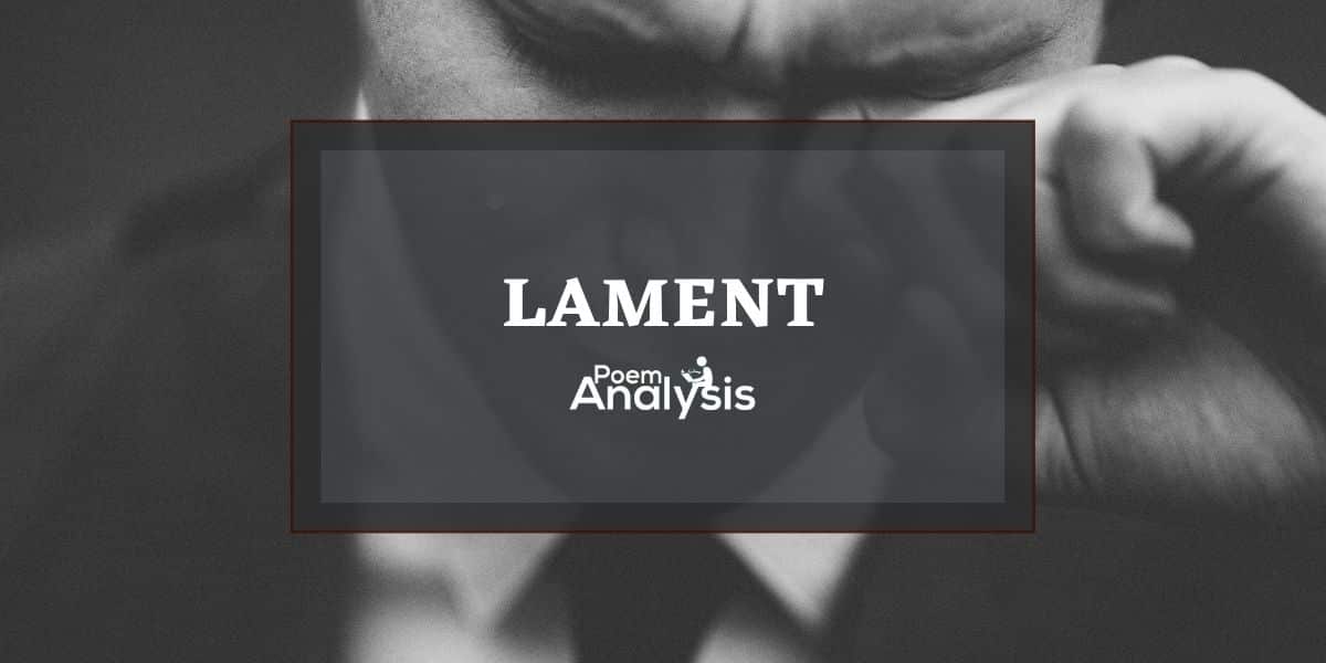 Lament Poem Analysis