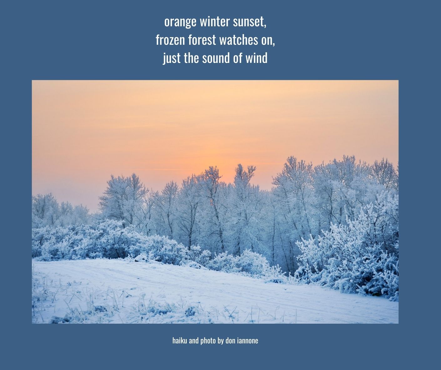 Winter sunset Poetic Alchemist