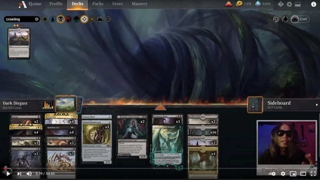 MTG Arena Standard Mono Black Discard Deck with Professor Onyx, Ugin