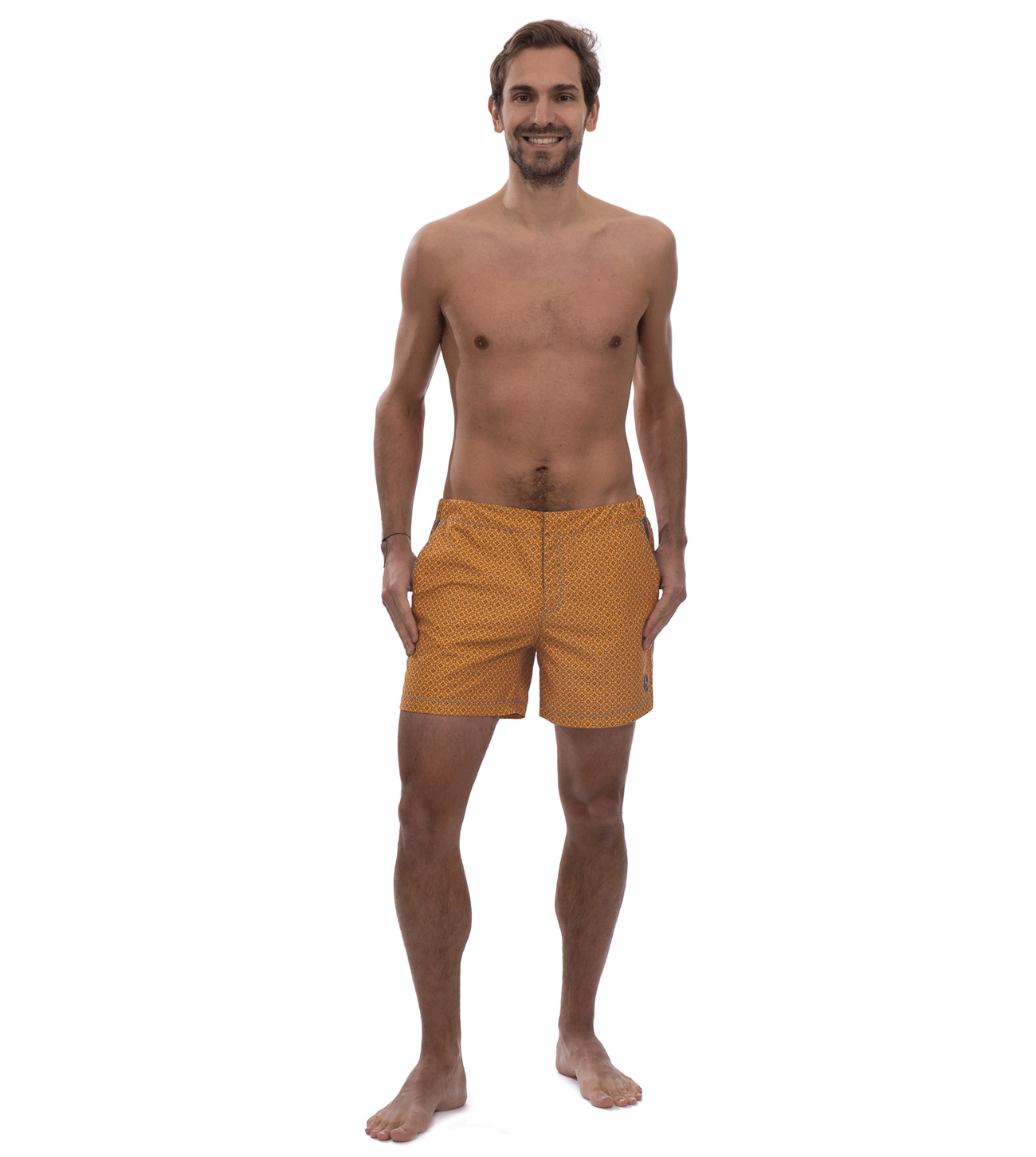 Mr Yu in Shangaï Tailored Swim short Poetic Tribes