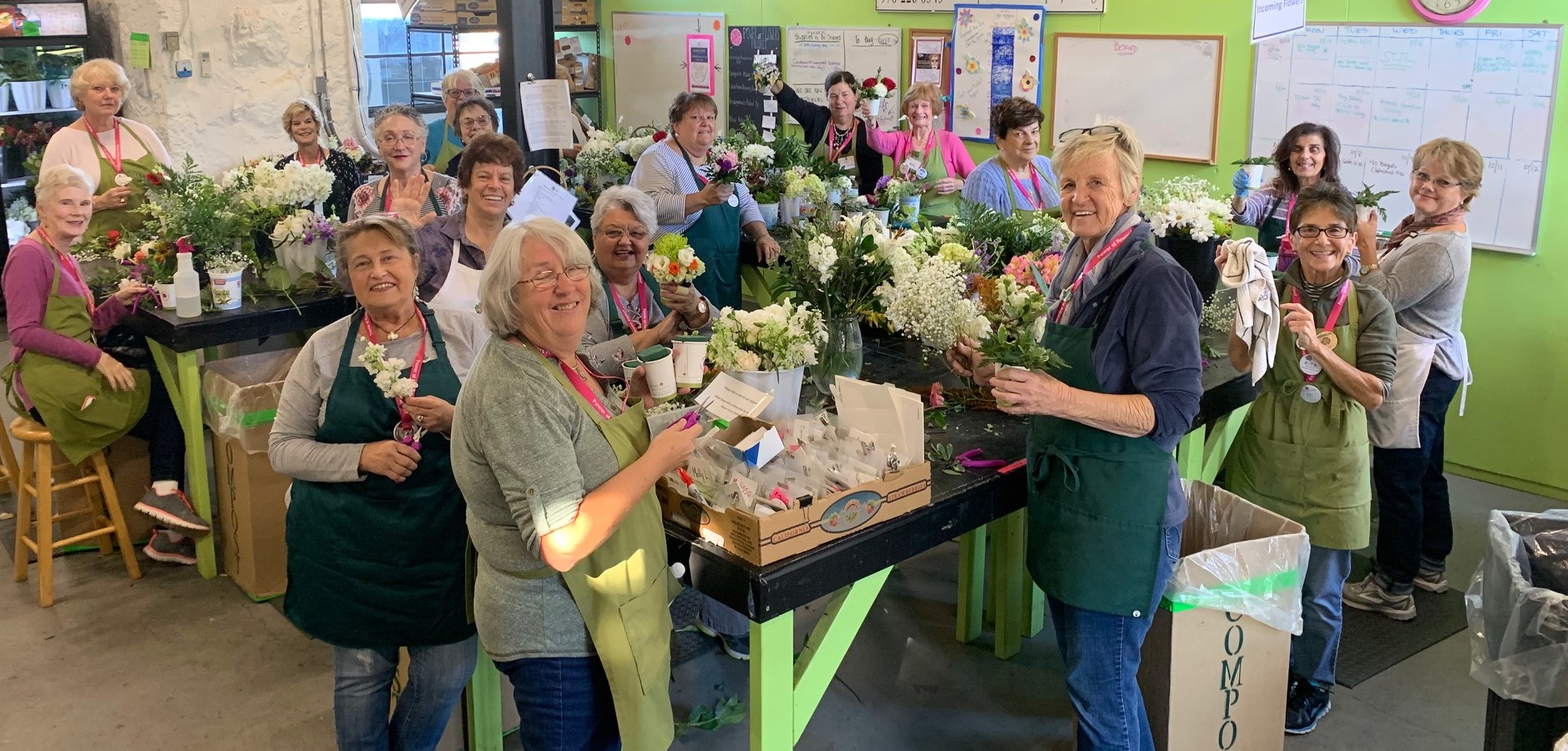 Volunteer with Power of Flowers