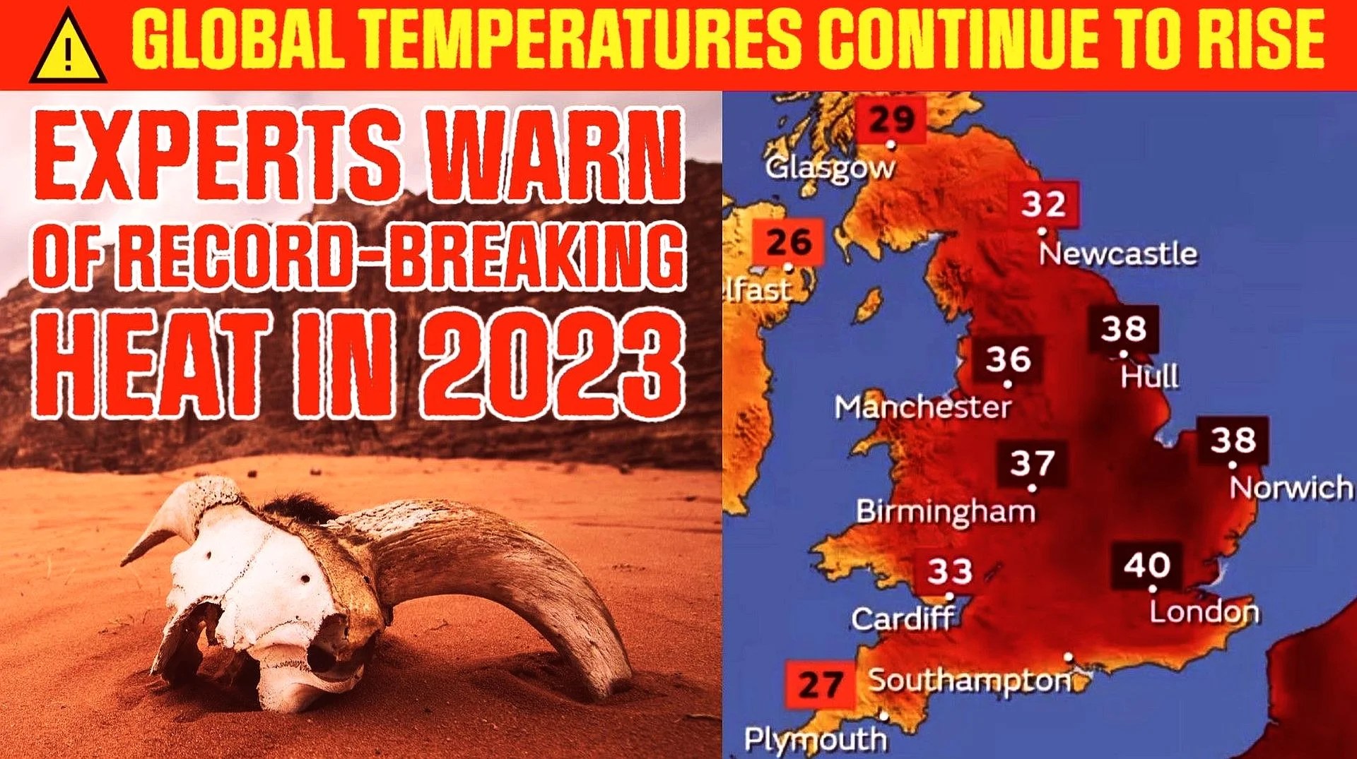 Experts Warn of RecordBreaking Heat in 2023 as Global Temperatures