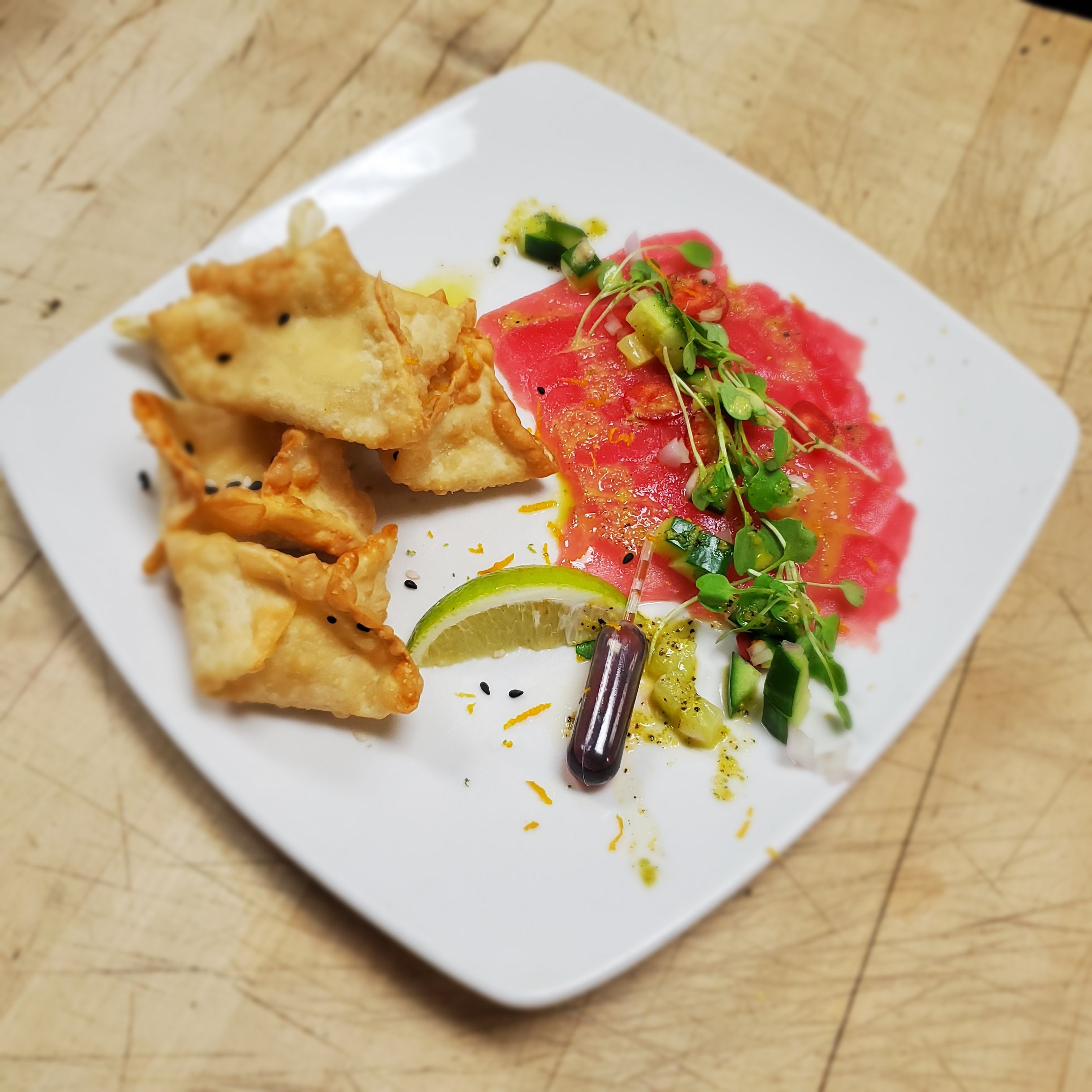 Tuna Carpaccio Pogreba Restaurant