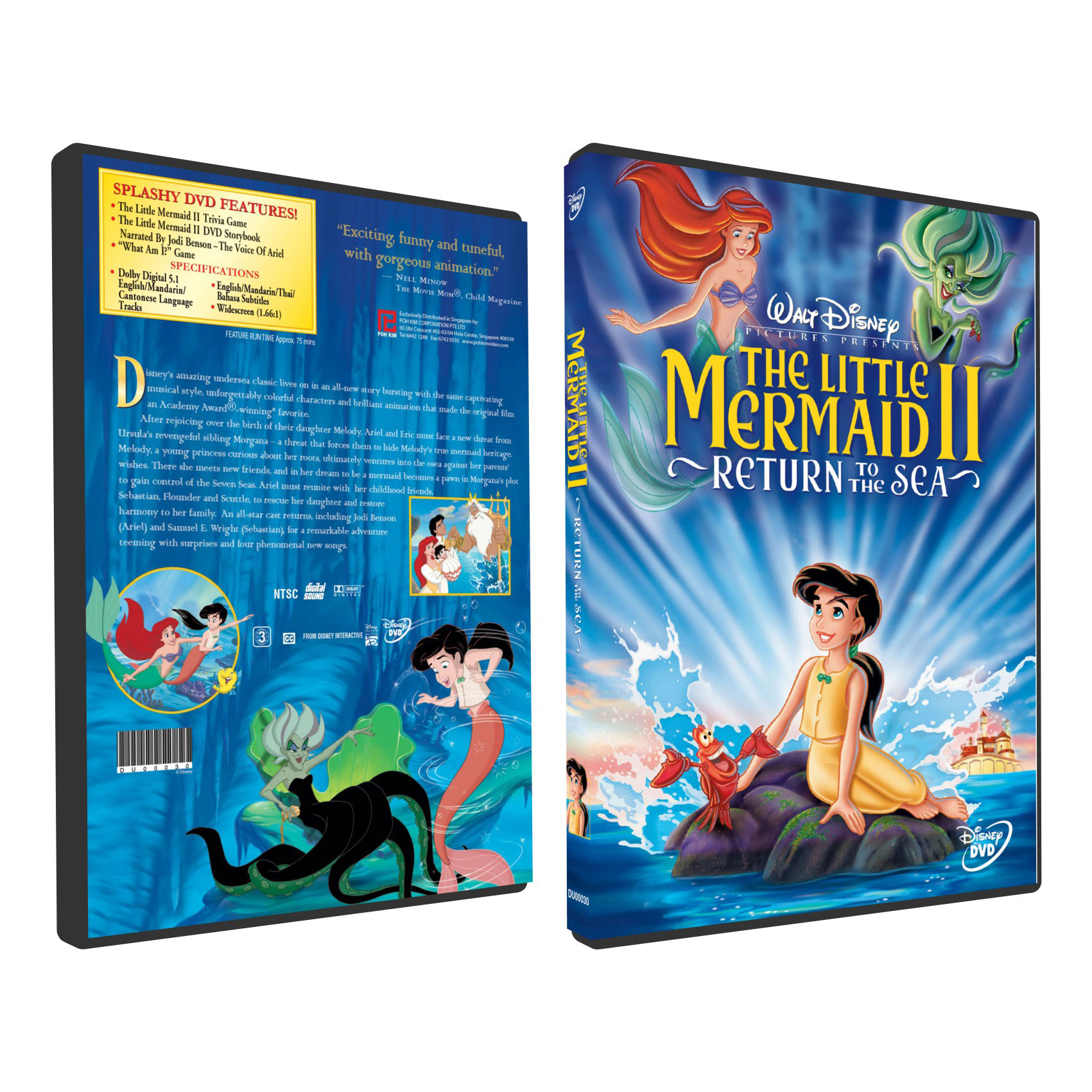 The Little Mermaid II Return to the Sea ? (DVD) Poh Kim Video