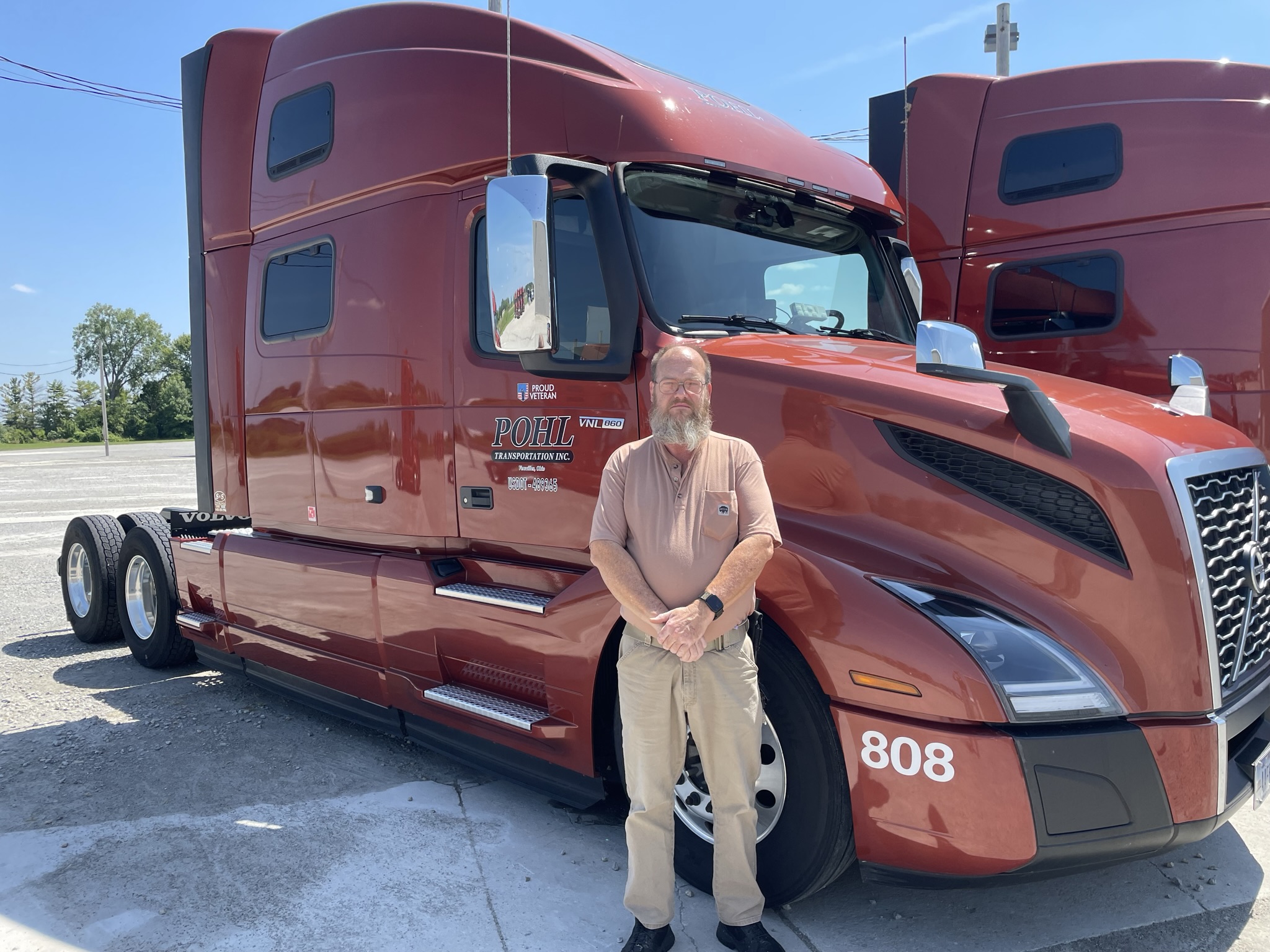 This week’s Driver Spotlight is on Brian Reed (Tractor 808) Pohl