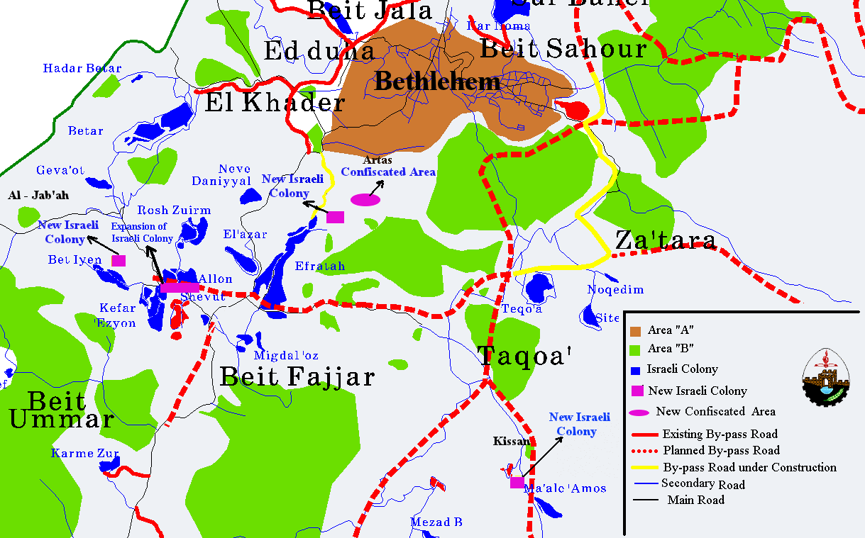 Israeli Settlements Encroachment in the Bethlehem District POICA