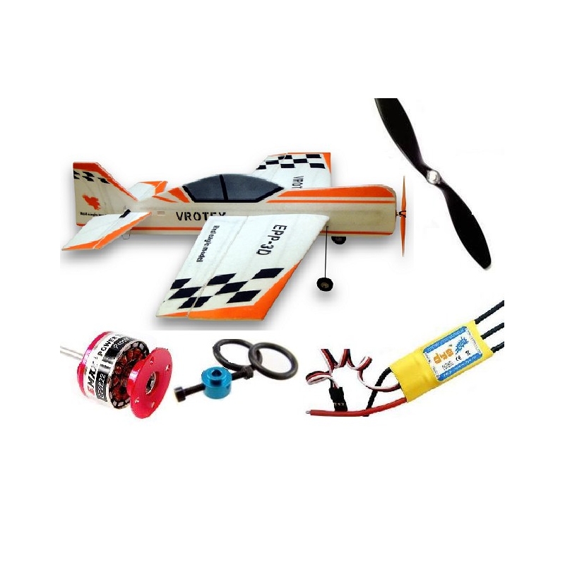 KIT AVION EPP CLIK RED EAGLE POIDS PLUME RC