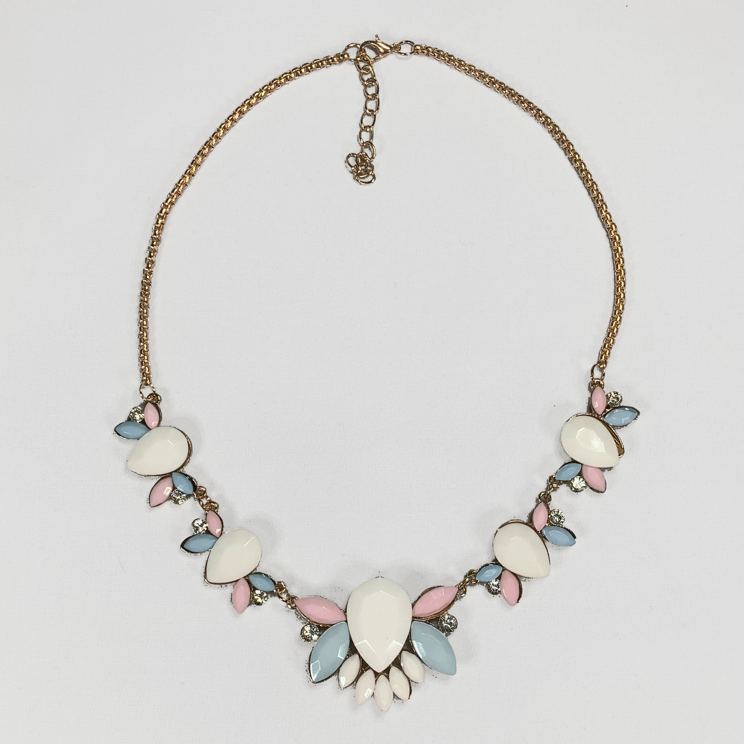 Pastel Statement Necklace Poiji