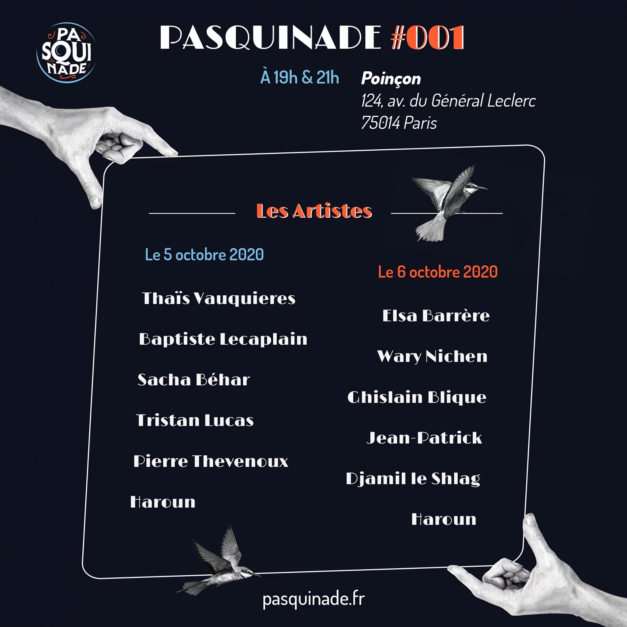 PASQUINADE Poinçon Paris