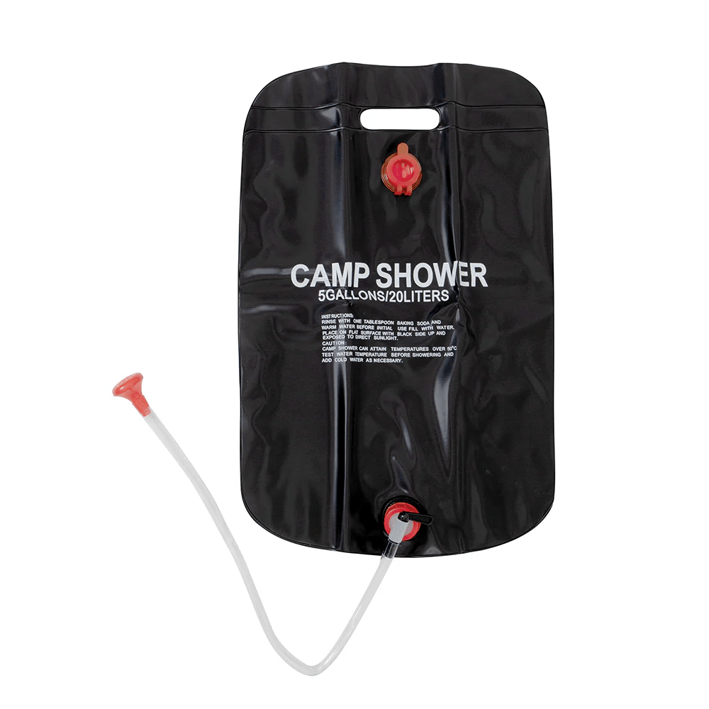 5 Gallon Solar Camp Shower Point Below