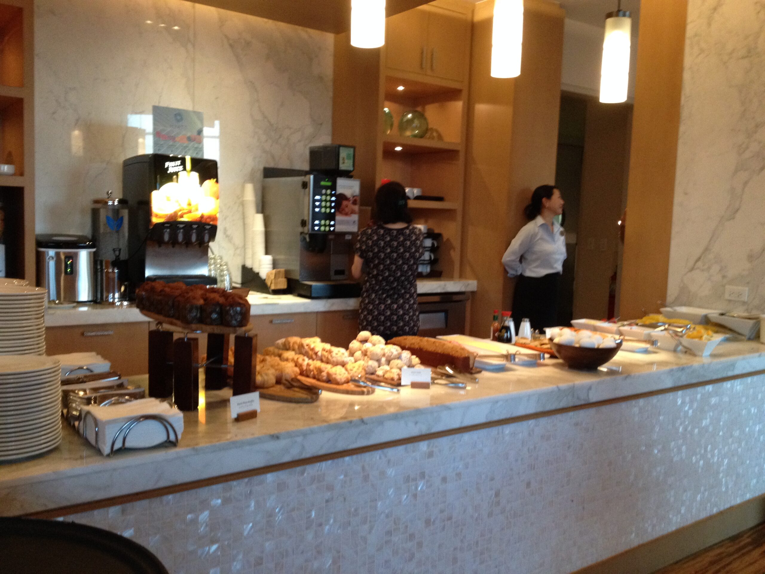 Hyatt Regency Waikiki Beach Regency Club Breakfast Spread