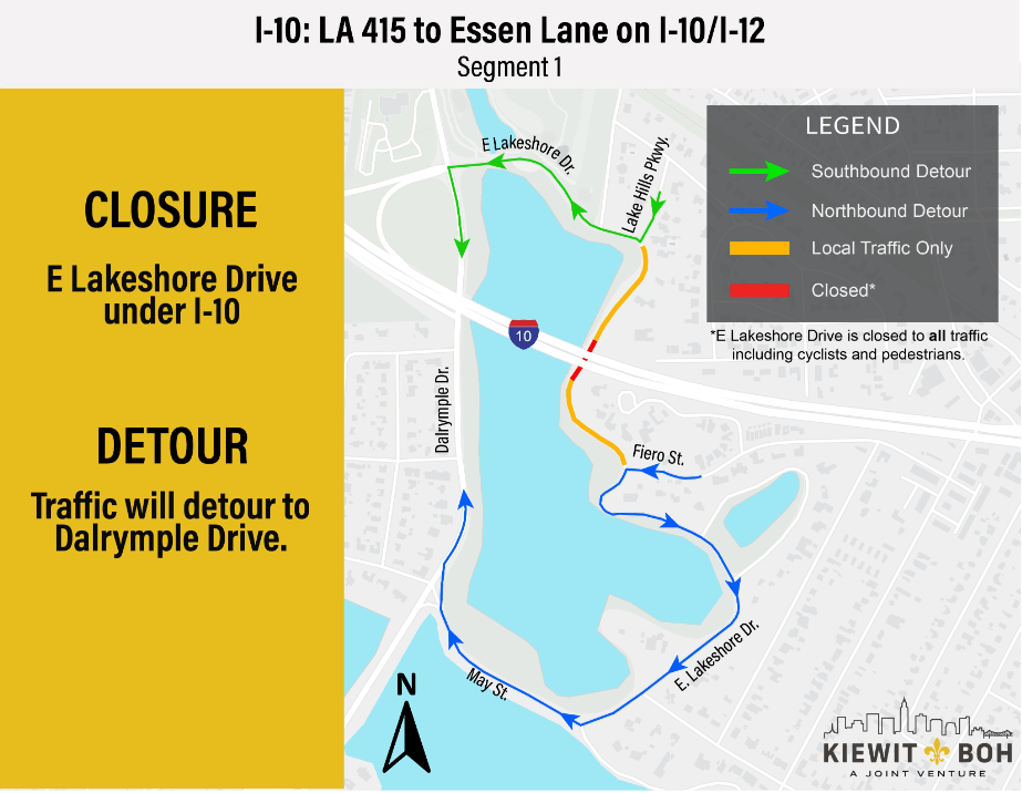 Louisiana DOTD Provides Update On Traffic Configurations And Lane