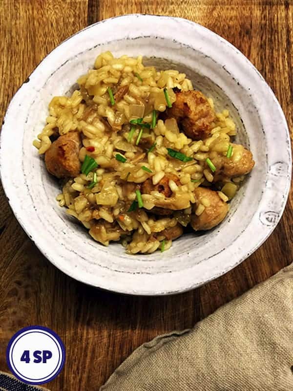 Sausage Mushroom Risotto Weight Watchers Pointed Kitchen
