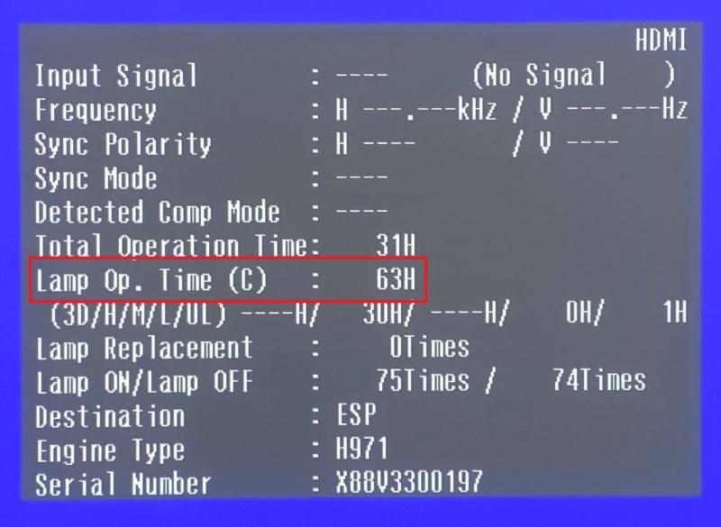 How To Easily Check Lamp Hours on Your Projector (Epson, BenQ, Optoma