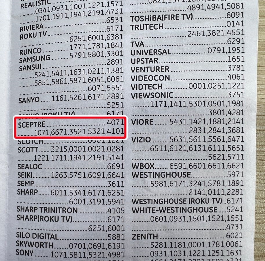 How to Easily Program Universal Remotes for Your Sceptre TV (GE & Magnavox)
