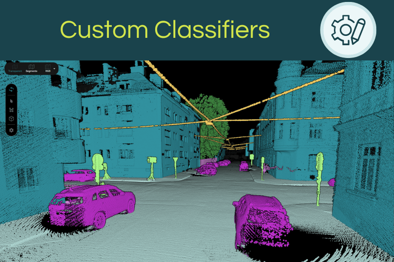 Point Cloud Custom Classifier AItrained algorithm Pointly