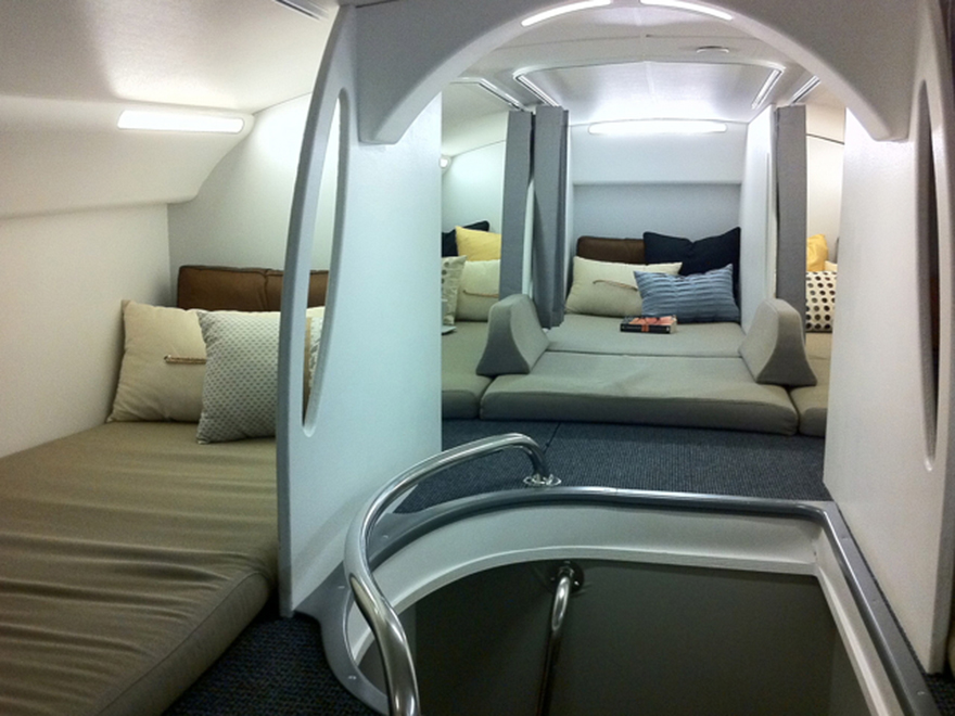 The Part of the Plane You Never Get to See Cabin Crews Rest