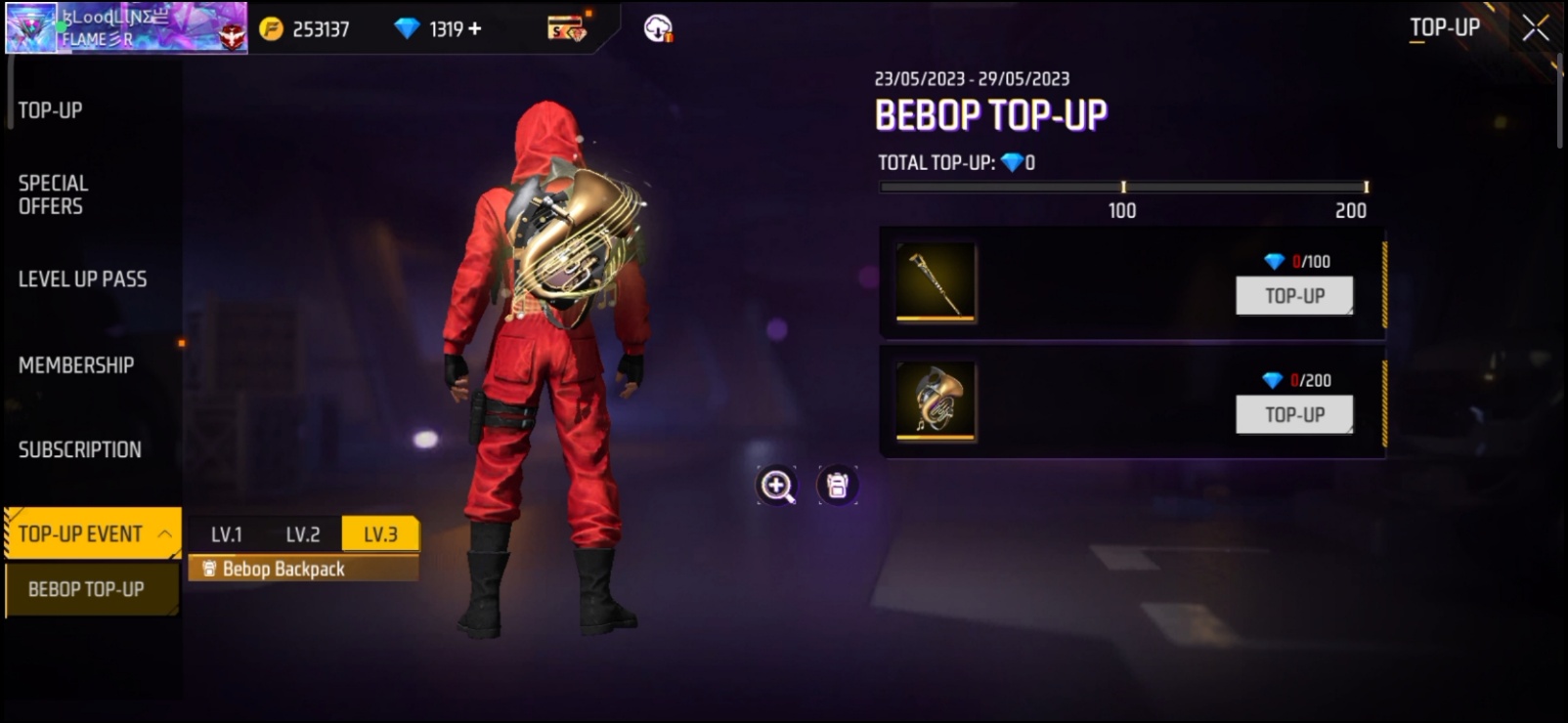 How To Get The Bebop Backpack Skin In Free Fire Max? POINTOFGAMER