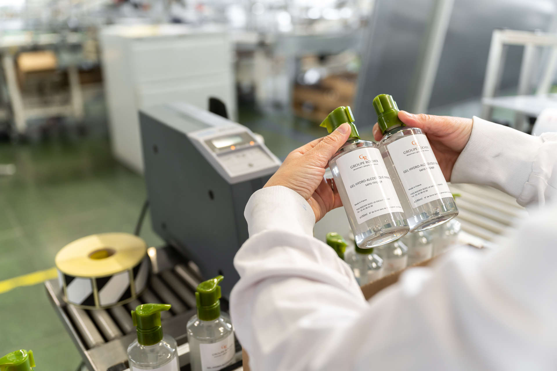 Le Groupe Rocher mobilisé Points de Vente