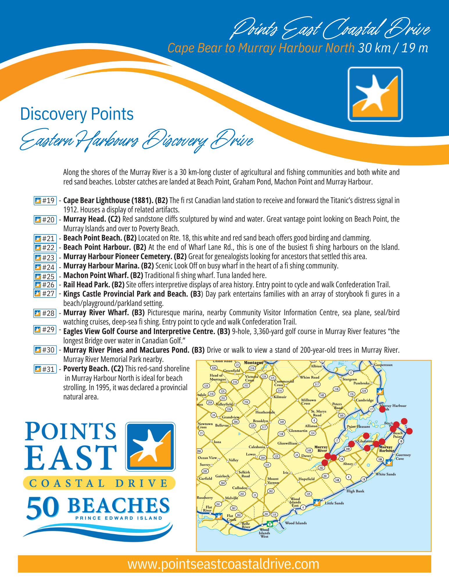 Eastern Harbours Discovery Drive Points East Coastal Drive Prince