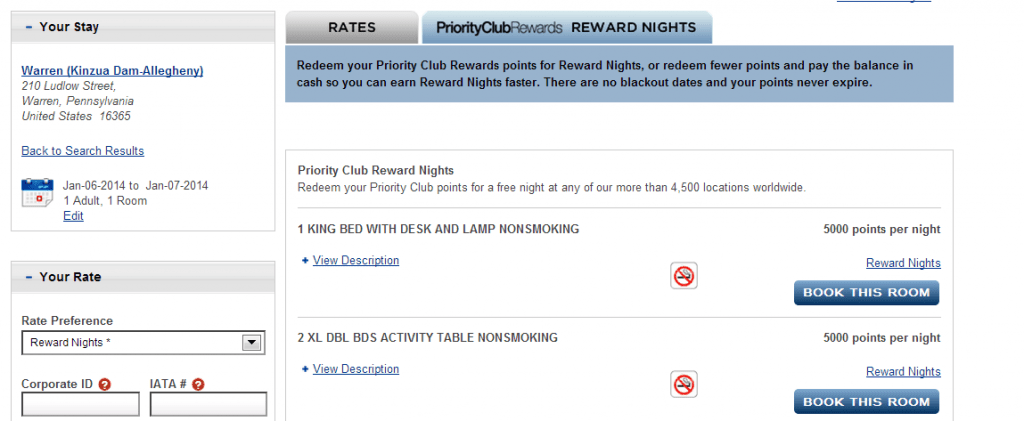 PC Reward Points to be Made