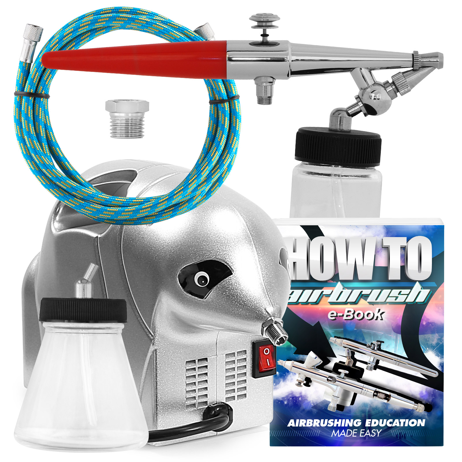 PointZero Spray Tanning Kit Compressor Hose Airbrush Gun Set Point