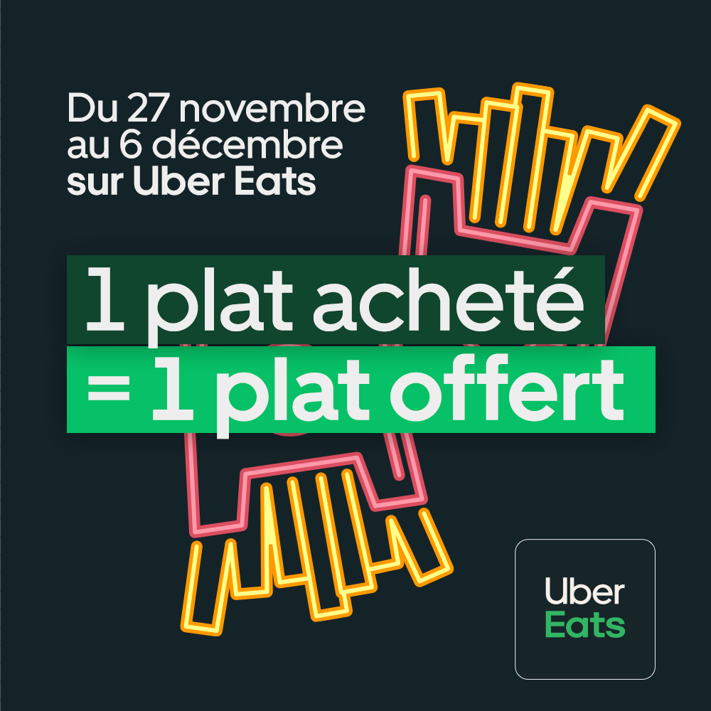 Jusqu'à 6 décembre, Uber Eats gâte les Strasbourgeois et soutient les