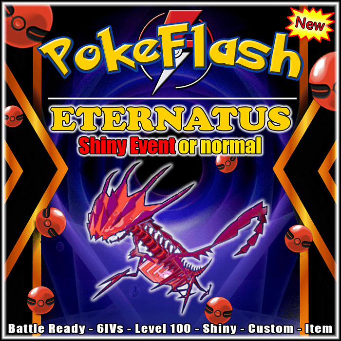 Shiny Eternatus Sword and Shield PokeFlash