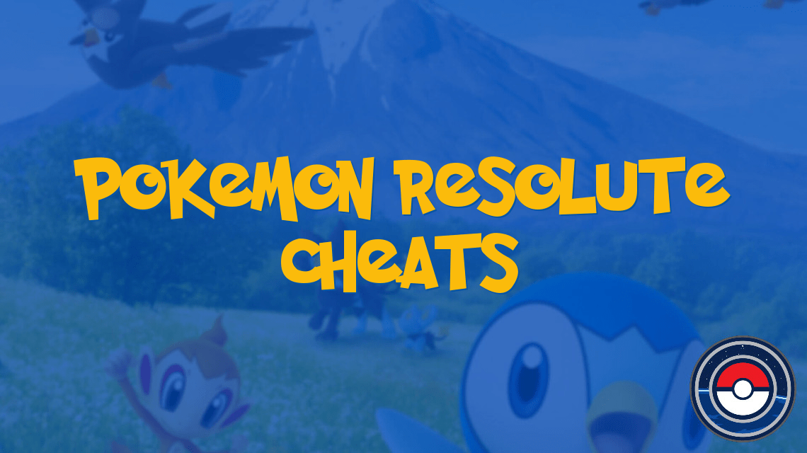 Pokemon Resolute Cheats PokeIndex