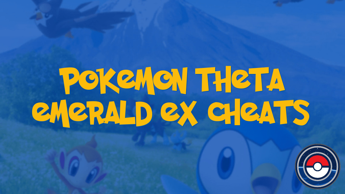 Pokemon Theta Emerald EX Cheats PokeIndex