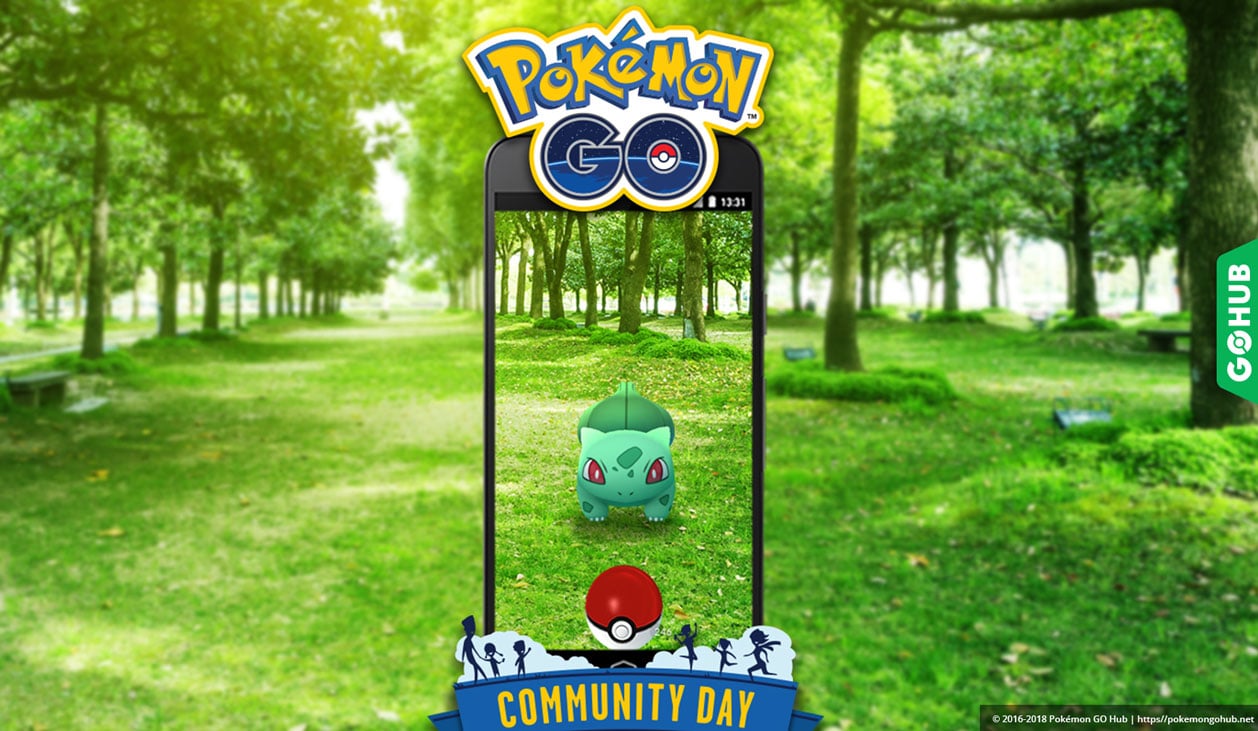 Pokémon GO March Community Day Bulbasaur, 3x Catch XP Pokémon GO Hub