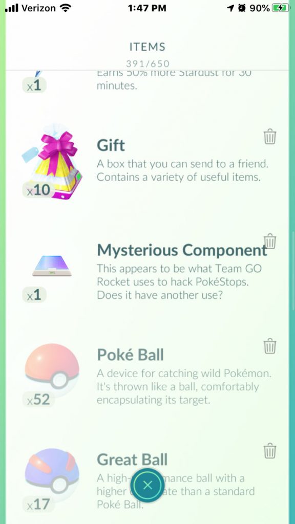 Mysterious Components Are Dropping in Pokémon GO (for some players