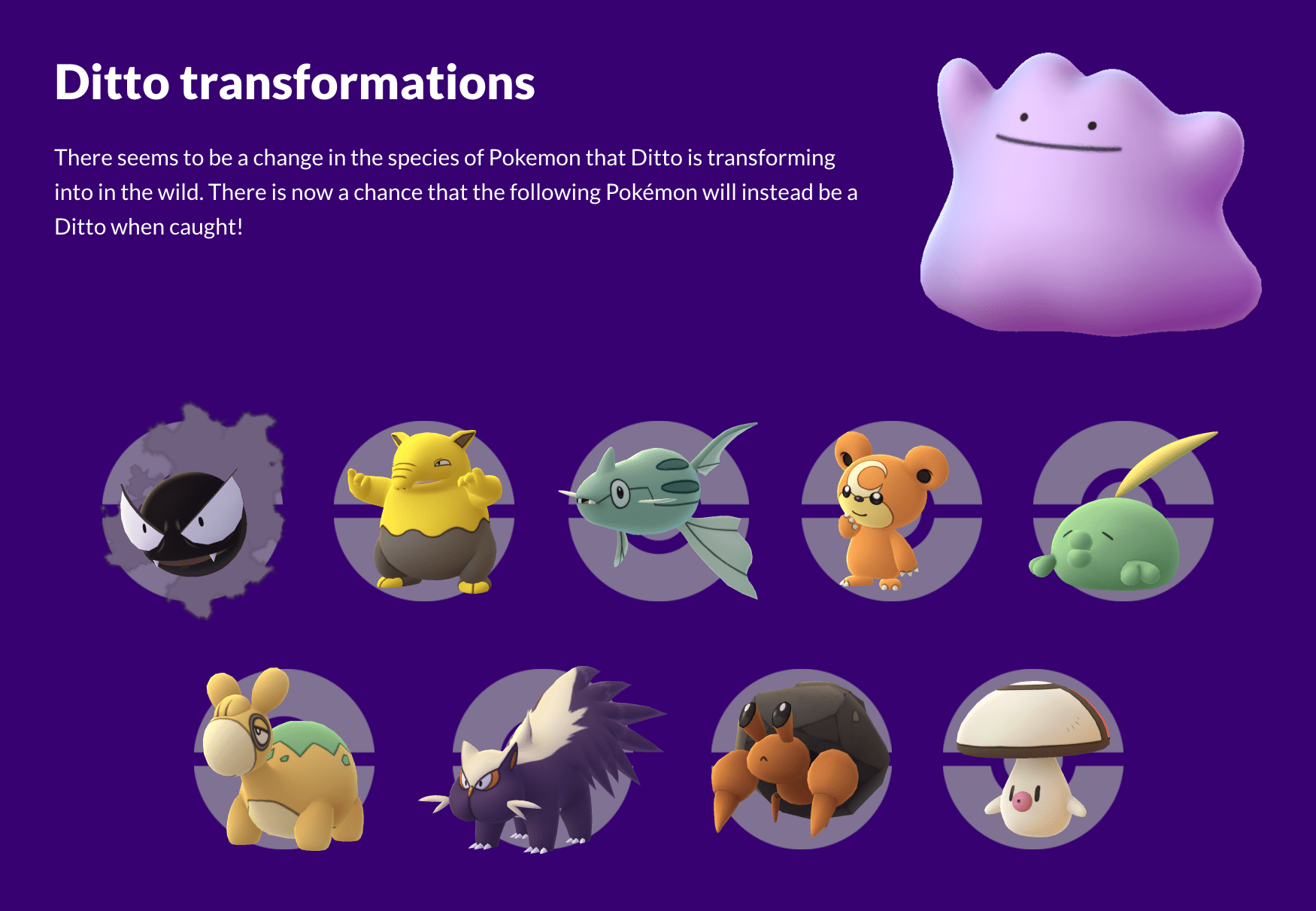 How Does Shiny Ditto Work in Pokémon GO? Pokémon GO Hub